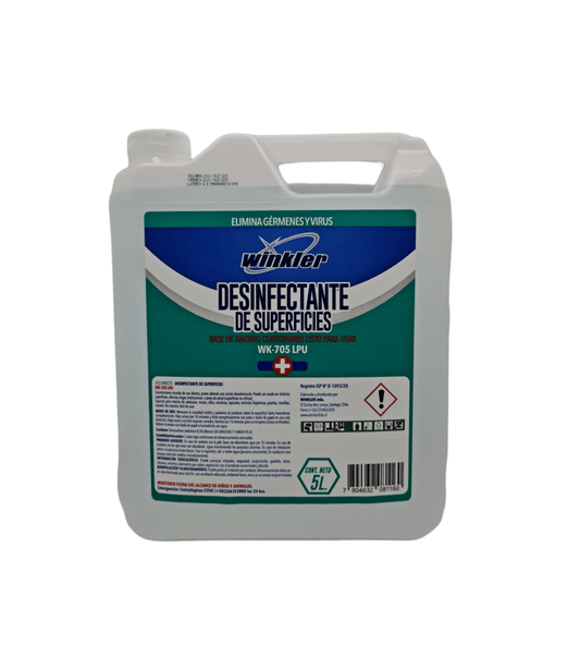 Desinfectante Amonio Cuaternario LPU 5 Lt