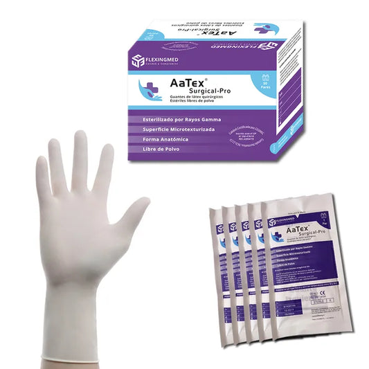 Guantes de Latex Quirurgicos Aatex