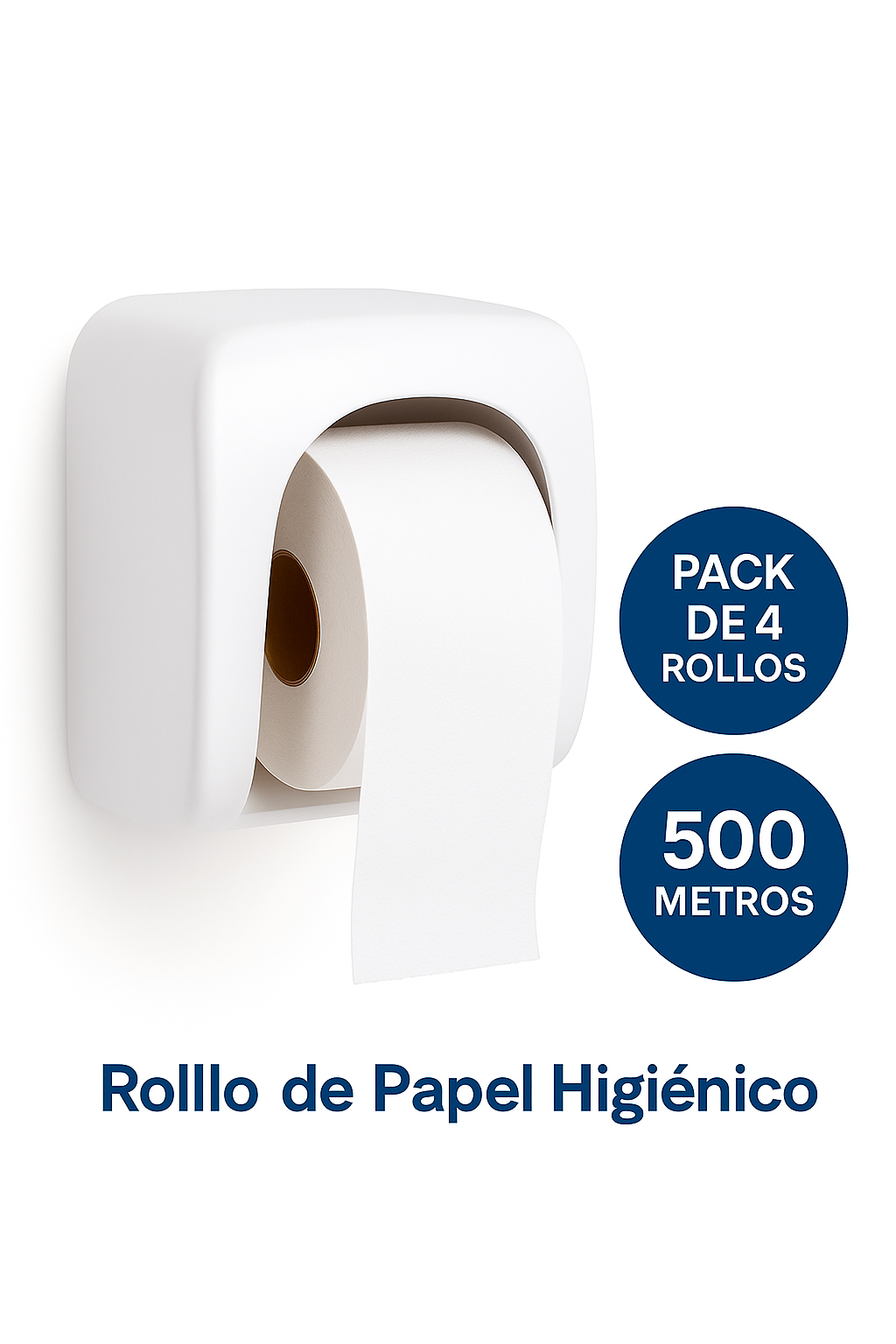 Papel Higiénico 500 mt x 4 Unidades