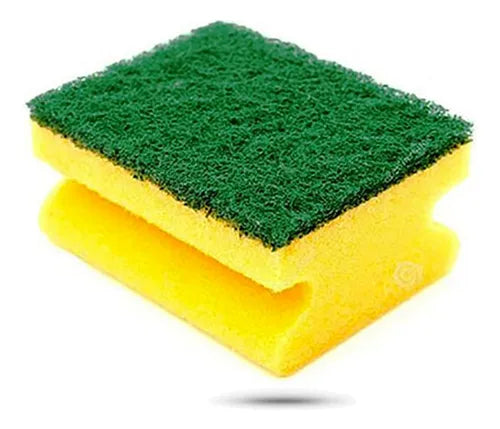 Esponja con Abrasivo verde